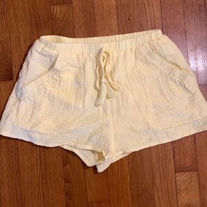 EUC Altar’d state yellow shorts! Size XS